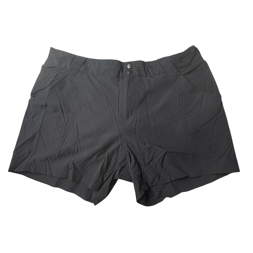 Columbia Shorts Womens 16 Black PFG Sandy River Cargo Hiking Outdoor Fishing‎ 5"
